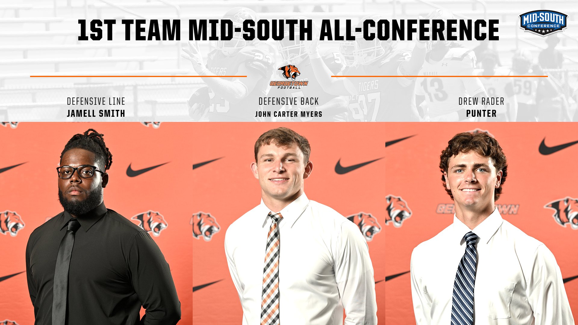 8 Tigers Receive MSC All-Conference Honors