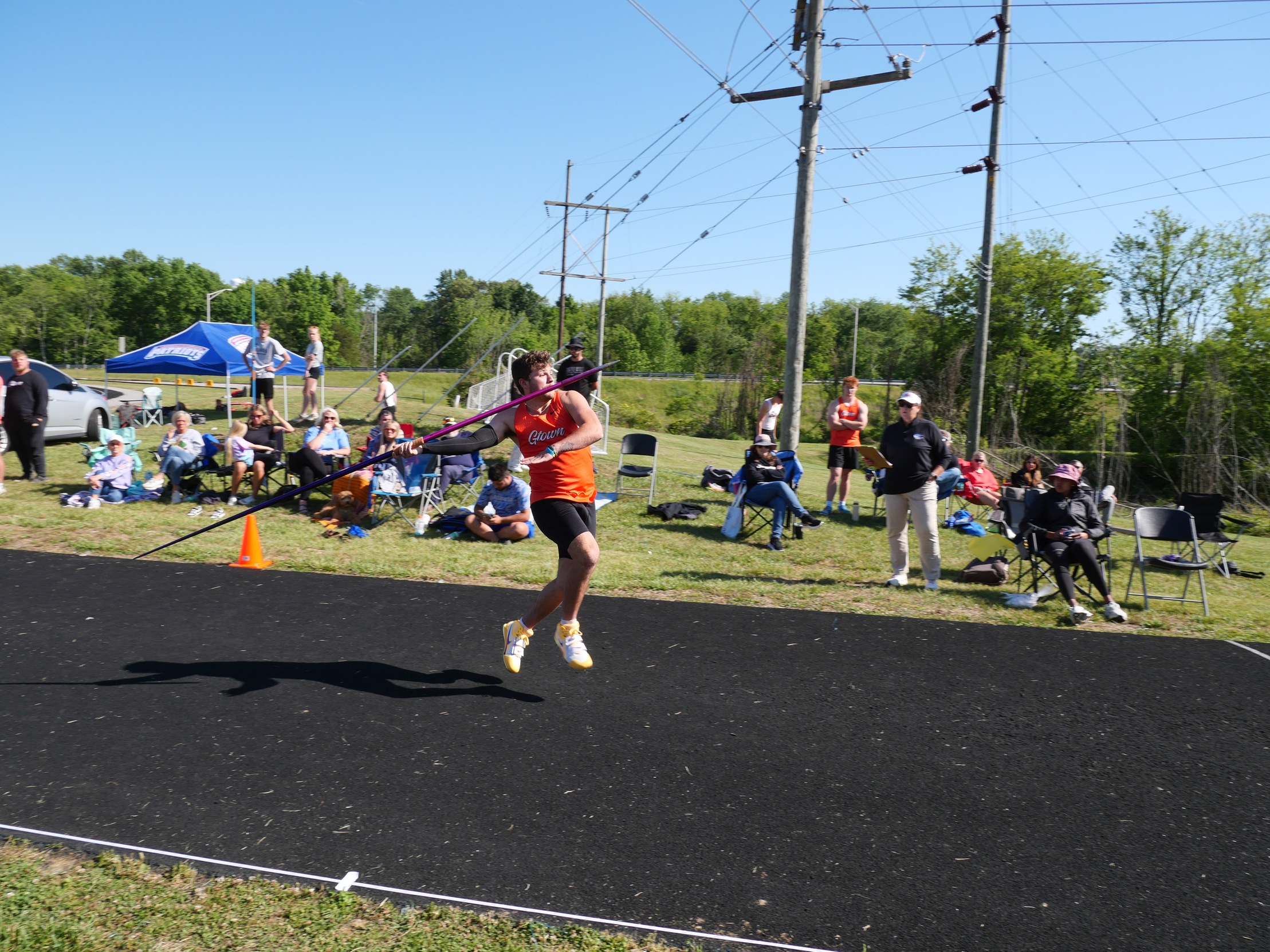 Rahbany Wins Javelin, Tigers Finish Fifth at Mid-South Conference Championships