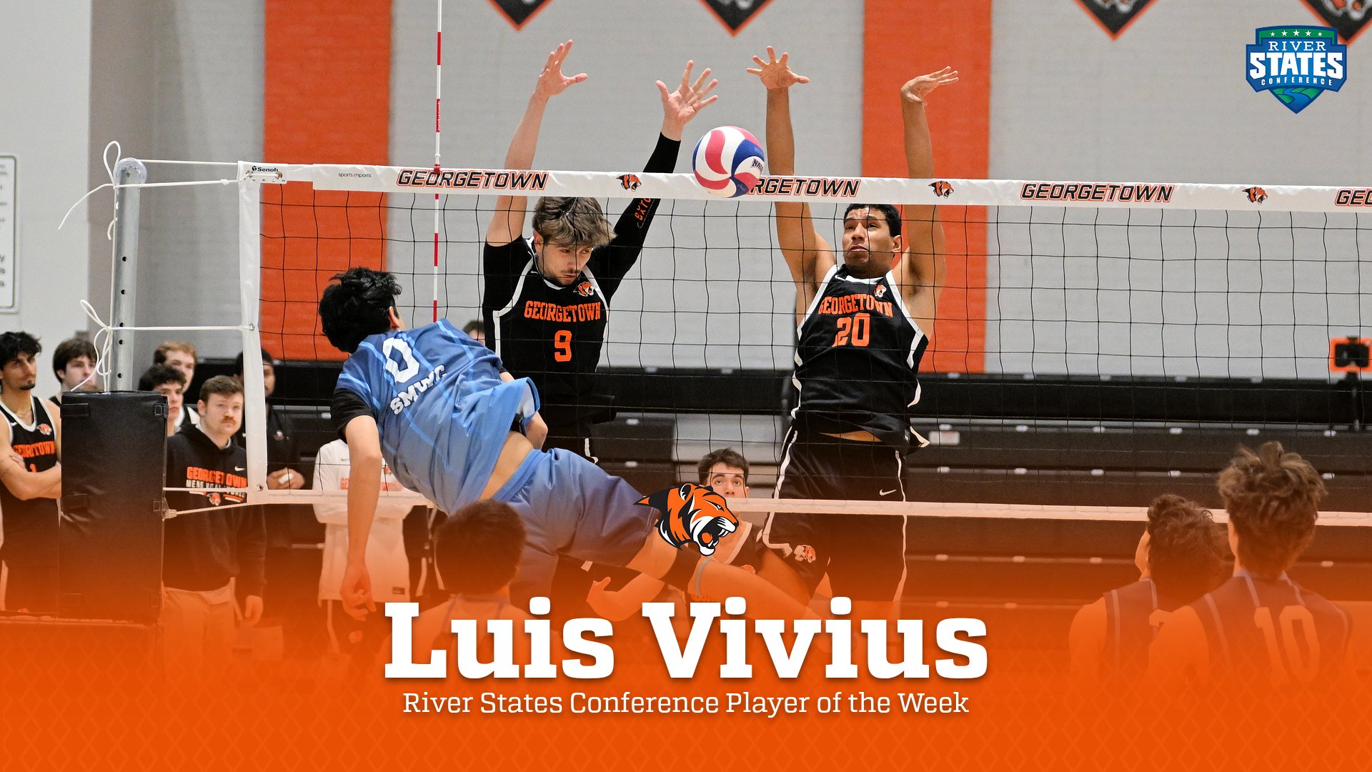 Vivius Named River States Conference Defender of the Week