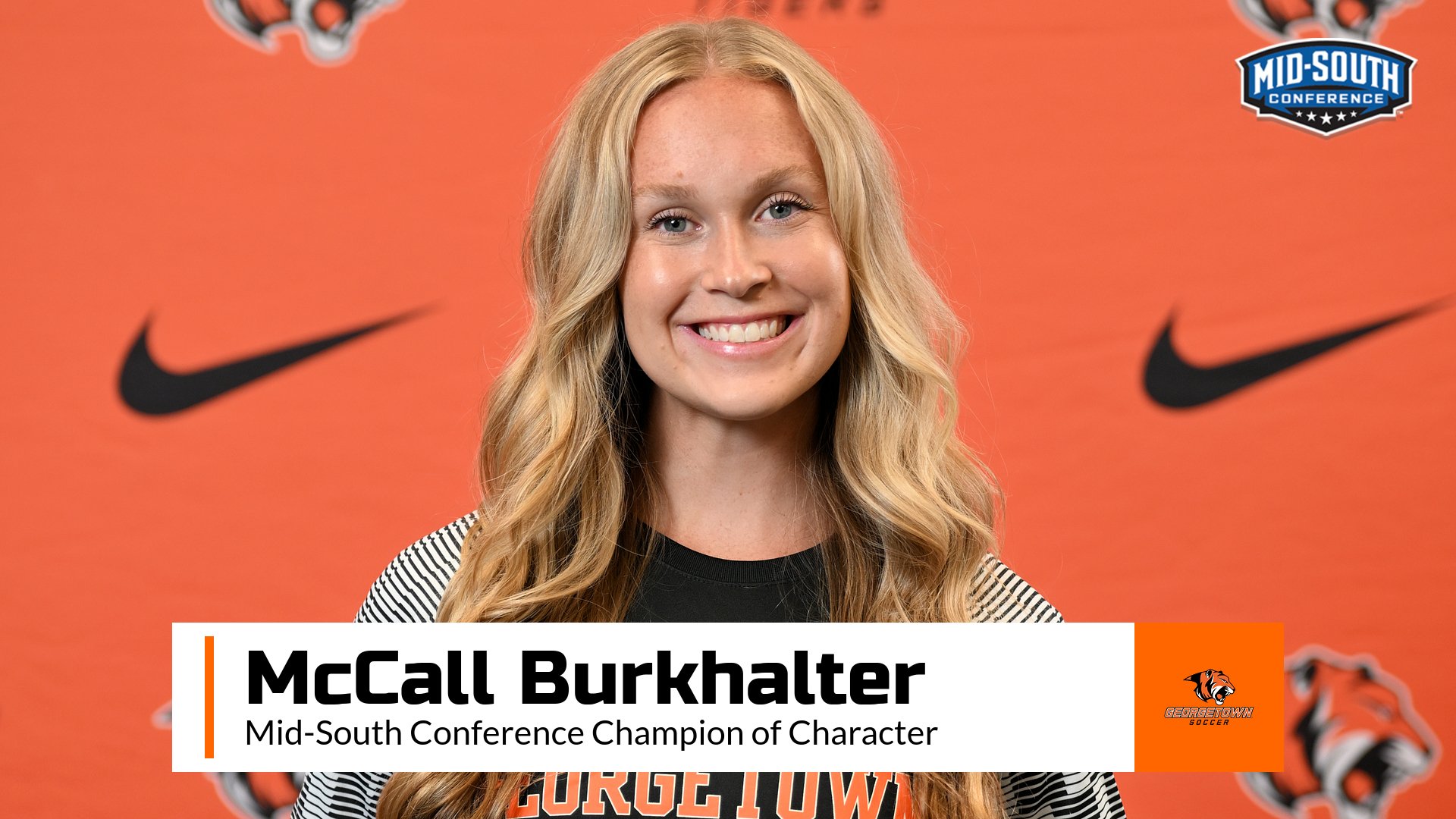 McCall Burkhalter named MSC Champion of Character